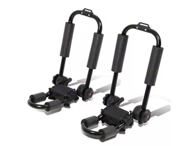 DNA Motoring Heavy Duty Adjustable Kayak Carrier; Black (Universal; Some Adaptation May Be Required)