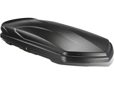 DNA Motoring Lockable Roof Cargo Box; Matte Black (Universal; Some Adaptation May Be Required)