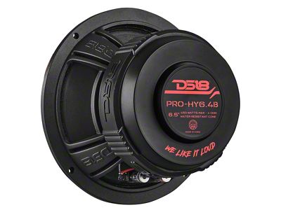 DS18 PRO 6.50-Inch Coaxial Hybrid Mid-Range Loudspeaker with Built-In Driver; 225 Watts (Universal; Some Adaptation May Be Required)