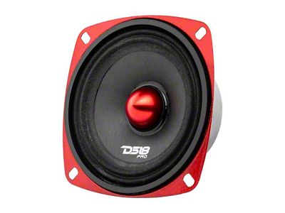 DS18 PRO-X 4-Inch Shallow Mid-Range Bullet Loudspeaker; 100 Watts (Universal; Some Adaptation May Be Required)