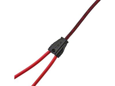 DS18 Ultra Flex OFC RCA L Connector; 1 Female to 2 Male