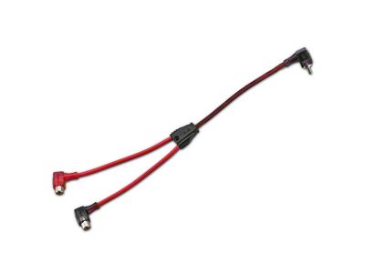 DS18 Ultra Flex OFC RCA L Connector; 1 Male to 2 Female