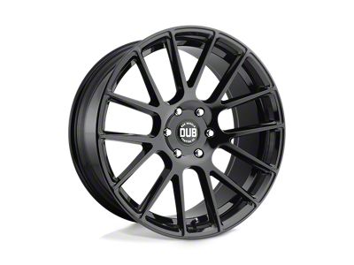 DUB Luxe Gloss Black Wheel; 22x9.5; 30mm Offset; 6x135mm Bolt Pattern; 87.10mm Hub Bore