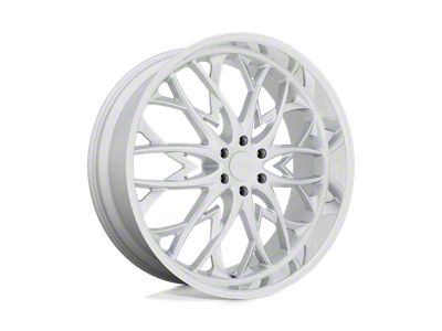 DUB OG Silver with Diamond Cut Lip Wheel; 26x10; 25mm Offset