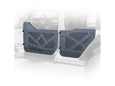 DV8 Offroad 18-22 Jeep 4 Door JL/JT Aluminum Half Doors with - HDJL-01F
