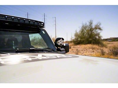 DV8 Offroad 21-22 Ford Bronco A-Pillar Pod Light Mounts - LBBR-02