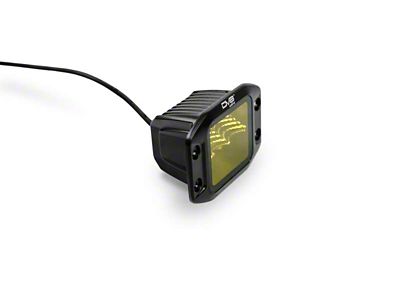DV8 Offroad 3-Inch Elite Series LED Amber Flush Mount Pod Light - BE3FMW40W-A
