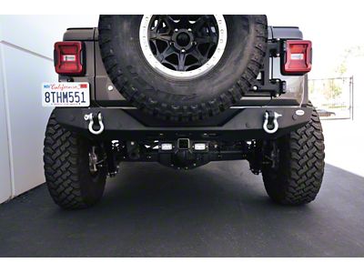 DV8 Offroad 07-21 Jeep Wrangler JK/JL Bolt-On Hitch w/ Lights - AHJP-01