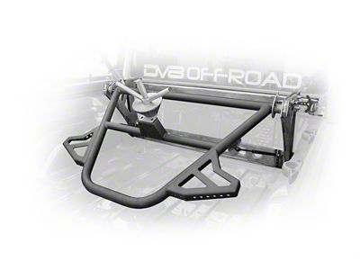 DV8 Offroad 2019+ Jeep Gladiator In-Bed Adjustable Tire Carrier - TCGL-01