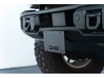 DV8 Offroad 21-23 Ford Bronco Capable Bumper Front License Plate - LPBR-04