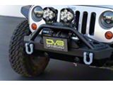 DV8 Offroad Fairlead Mounted Flip-Up License Plate Bracket (Universal; Some Adaptation May Be Required)
