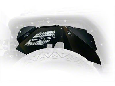 DV8 Offroad 07-18 Jeep Wrangler JK Front Aluminum Inner Fender - INFEND-01FBRL