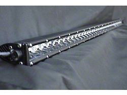 DV8 Offroad 50-Inch Single Row LED Light Bar with Chrome Face (Universal; Some Adaptation May Be Required)