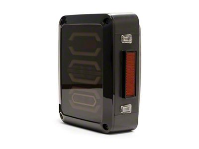 DV8 Offroad 07-18 Jeep Wrangler JK Octagon LED Tail Light - TLJK-02
