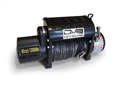 DV8 Offroad 12000 LB Winch w/ Synthetic Line & Wireless - WB12SR