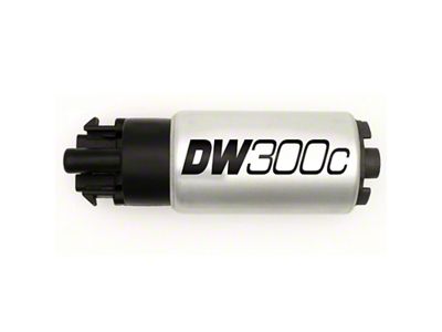 DeatschWerks 340lph DW300C Compact Fuel Pump w/ Mounting Clips - 9-309