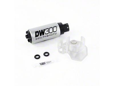 DeatschWerks 340lph DW300C Compact Fuel Pump w/Install Kit 08-15 Mitsubishi - 9-307-1026