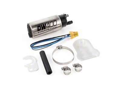 DeatschWerks 415LPH DW400 In-Tank Fuel Pump w/ 9-1042 Install Kit - 9-401-1042