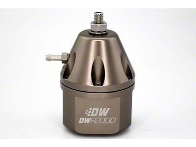 DeatschWerks DWR2000 Adjustable Fuel Pressure Regulator - Titanium - 6-2000-FRT