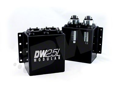 DeatschWerks 2.5L Modular Surge Tank Fits 1-2 250iL Fuel Pumps - 6-000-25ST