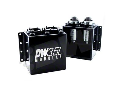 DeatschWerks 3.5L Modular Surge Tank Fits 1-2 350iL Fuel Pumps - 6-000-35ST