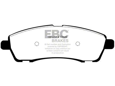 EBC Brakes Yellowstuff Brake Pad Sets Rears Only - DP41603R