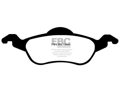 EBC Brakes Greenstuff Brake Pad Sets Fronts Only - DP21185