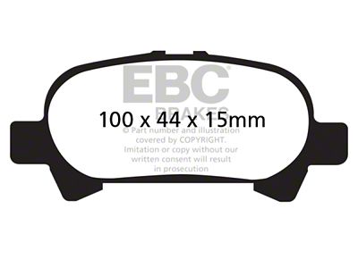EBC Brakes Ultimax2 Brake Pad Sets Rears Only - UD828