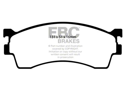EBC Brakes Yellowstuff Brake Pad Sets Front & Rear - DP41409R