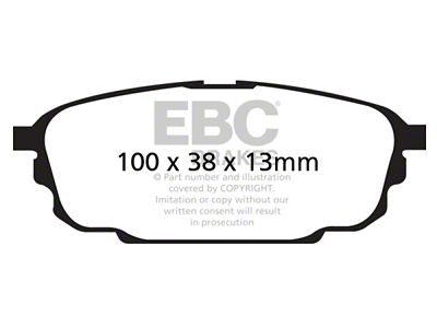 EBC Brakes Ultimax2 Brake Pad Sets Rears Only - UD892