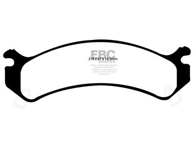 EBC Brakes Yellowstuff Brake Pad Sets Fronts Only - DP41305R