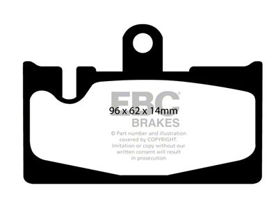 EBC Brakes Greenstuff Brake Pad Sets Rears Only - DP21397