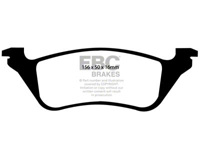 EBC Brakes Ultimax2 Brake Pad Sets Rears Only - UD858