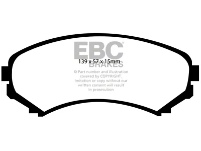 EBC Brakes Greenstuff Brake Pad Sets Fronts Only - DP61619