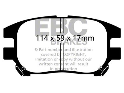 EBC Brakes Greenstuff Brake Pad Sets Fronts Only - DP61658