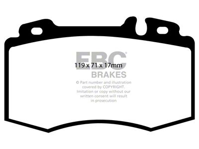 EBC Brakes Yellowstuff Brake Pad Sets Fronts Only - DP41363R
