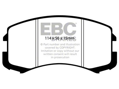 EBC Brakes Yellowstuff Brake Pad Sets Fronts Only - DP41678R