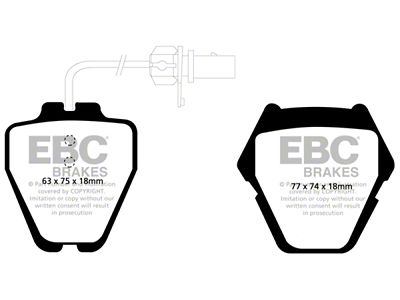 EBC Brakes Greenstuff Brake Pad Sets Fronts Only - DP21348