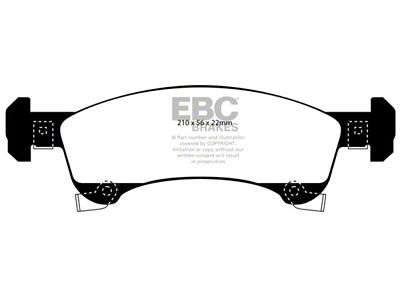 EBC Brakes Yellowstuff Brake Pad Sets Fronts Only - DP41651R