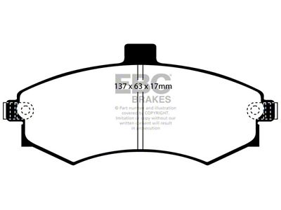 EBC Brakes Ultimax2 Brake Pad Sets Fronts Only - UD941
