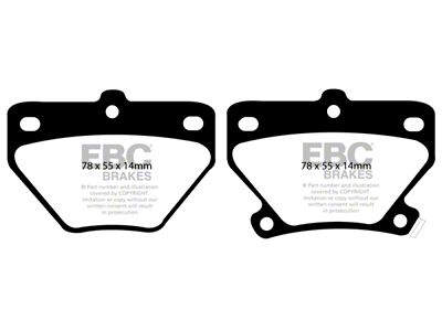 EBC Brakes Redstuff Brake Pad Sets Rears Only - DP31326C