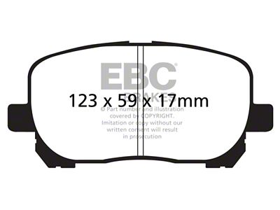 EBC Brakes Redstuff Brake Pad Sets Fronts Only - DP31637C