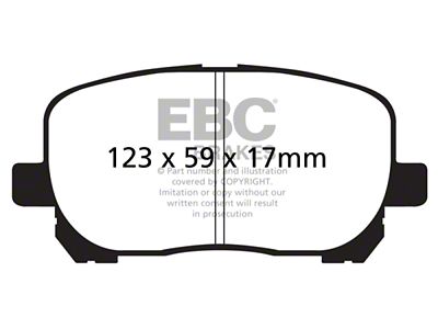 EBC Brakes Ultimax2 Brake Pad Sets Fronts Only - UD923