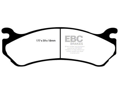 EBC Brakes Extra Duty Brake Pad Sets Front & Rear - ED91304