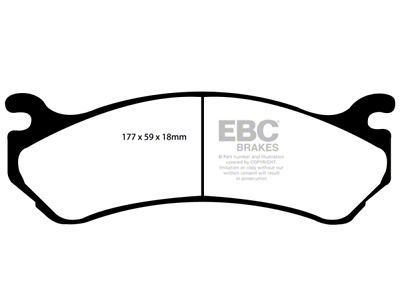 EBC Brakes Yellowstuff Brake Pad Sets Front & Rear - DP41304R