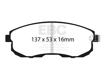EBC Brakes Bluestuff Brake Pad Sets Fronts Only - DP51636NDX