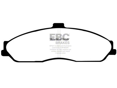 EBC Brakes Redstuff Brake Pad Sets Fronts Only - DP31162C