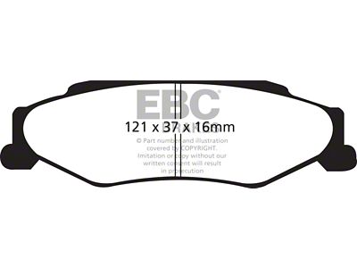 EBC Brakes Redstuff Brake Pad Sets Rears Only - DP31160C