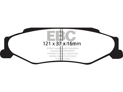 EBC Brakes Ultimax2 Brake Pad Sets Rears Only - UD732