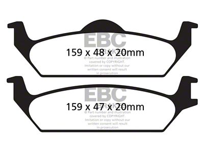 EBC Brakes Ultimax2 Brake Pad Sets Rears Only - UD963